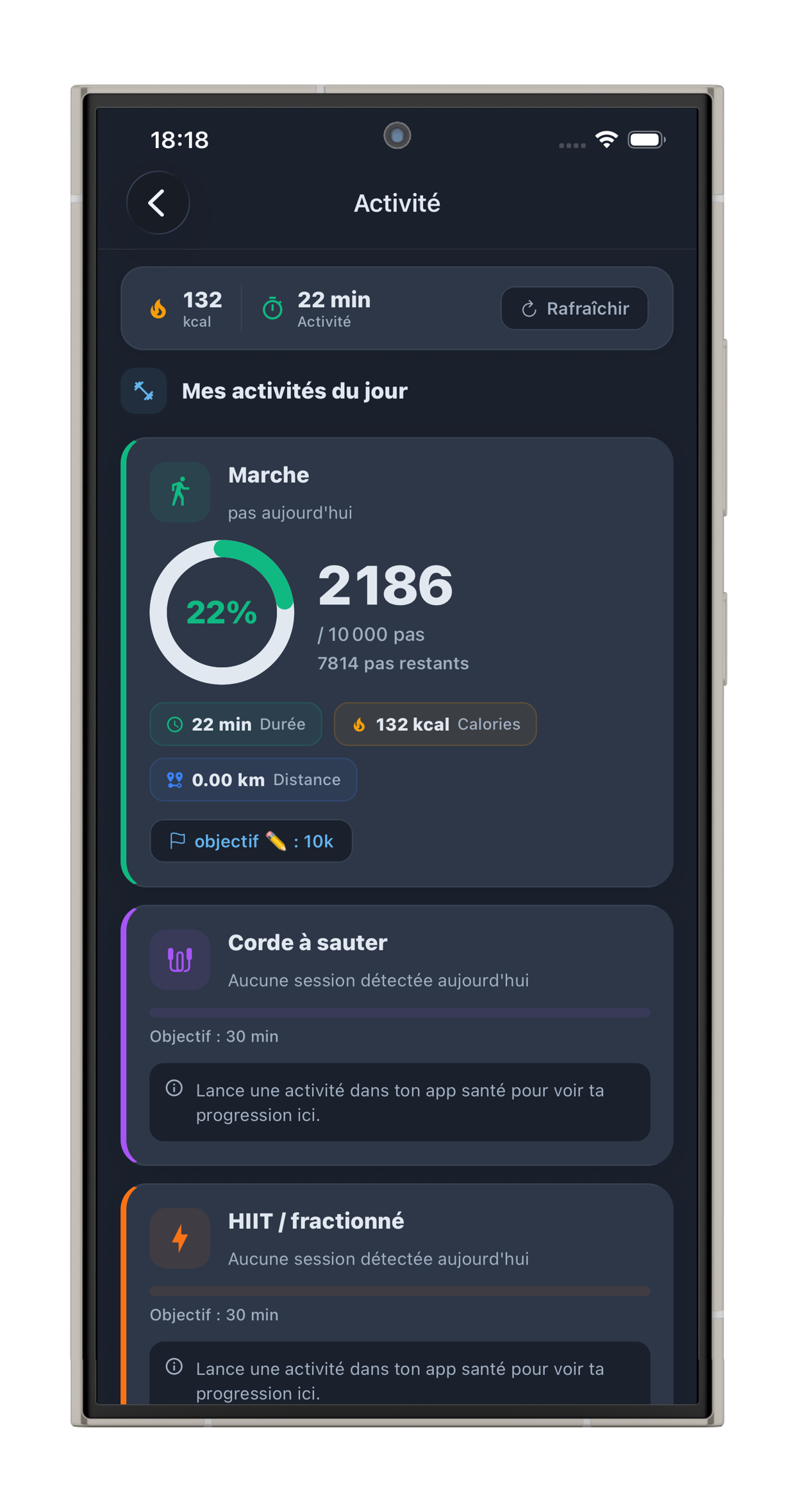 SAHA sur Android